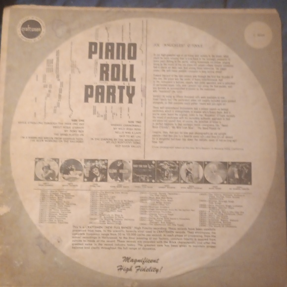 Piano roll party vinyl record - Picture 2 of 2
